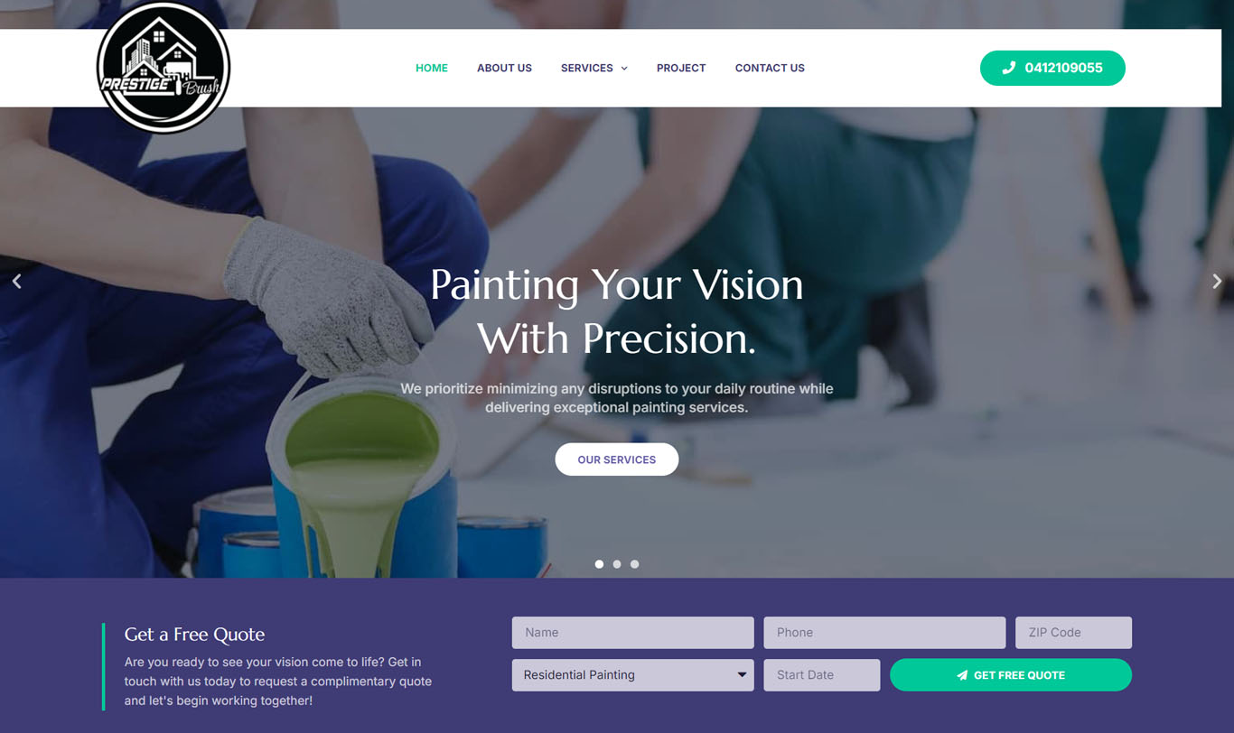Professional Cleaning Website