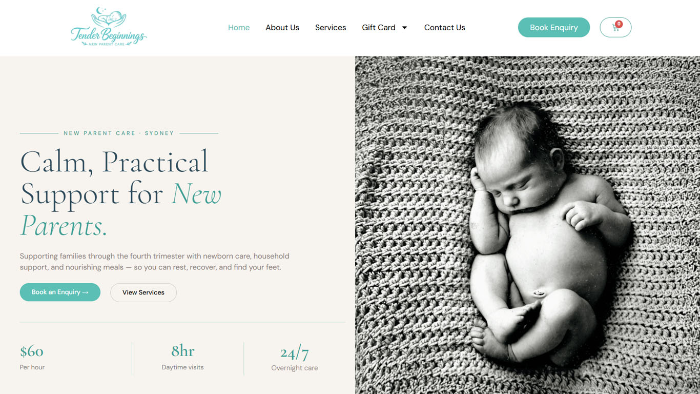 Newborn Care Website