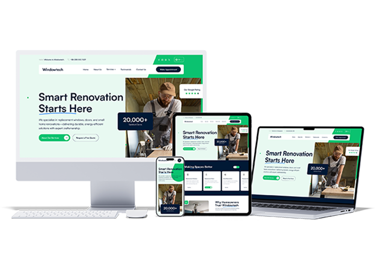 Web Design Mockups